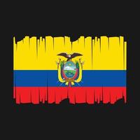 Ecuador Flagge Vektor Illustration