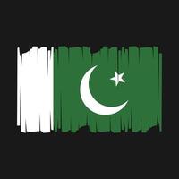 Pakistan Flagge Vektor Illustration