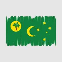 cocos öar flagga vektor illustration
