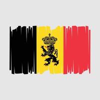 Belgien Flaggenvektorillustration vektor