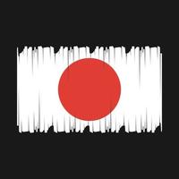 Vektor-Illustration der japanischen Flagge vektor