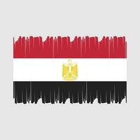 Ägypten Flagge Vektor Illustration