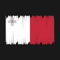 Malta Flagge Vektor Illustration