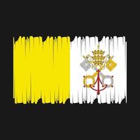 Vatikan Flagge Vektor Illustration