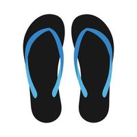 Flip flops logotyp vektor