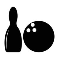 bowling logotyp vektor