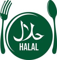 halal Logo Vektor Abzeichen Bild Abbildungen