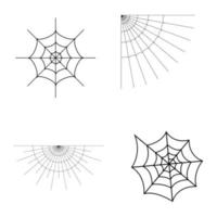 Spinnennetz Symbol vektor
