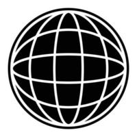 modisch Globus Logo, Vektor