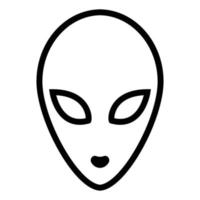 Außerirdischer Symbol vektor