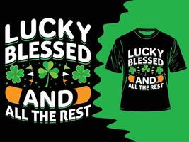 st. Patricks dag t-shirt design, helgon Patricks dag skjorta, tur- irländsk skjorta vektor