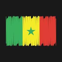 Senegal Flagge Vektor Illustration