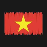 Vietnam Flagge Vektor Illustration