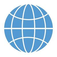 modisch Globus Logo, Vektor