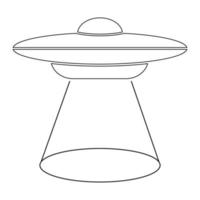 UFO ikon vektor