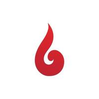 brand flamma logo vektor ikon, illustration design ikon