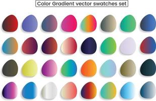 bunt Gradient Hintergrund hell glatt beschwingt einstellen vektor