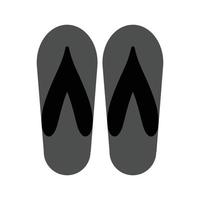 Flip flops logotyp vektor