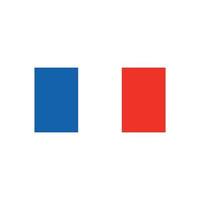 Frankrike flagga vektor illustration design