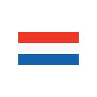 Niederlande Flagge Vektor Illustration Design