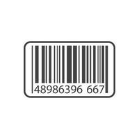 Barcode Vektor Symbol Illustration Design