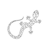 gecko logo vektor ikon illustration