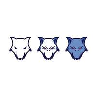 Wolf Logo Vorlage vektor