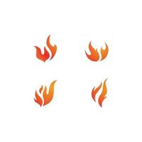 brand flamma logotyp mall vektor ikon