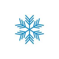 Schneeflocke Logo Symbol Vektor Illustration Design