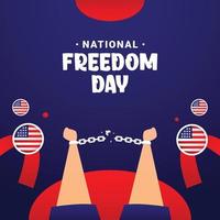 Tag der nationalen Freiheit vektor