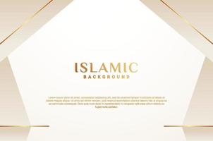 islamisch Gradient Ornament Luxus Hintergrund vektor