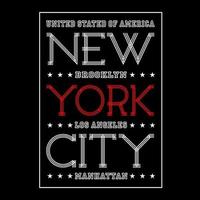 ein Stadt von Amerika Name Text Poster Vektor Design