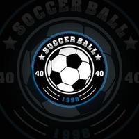 fotboll boll sporter vektor logotyp design