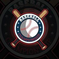 baseboll sporter vektor logotyp design