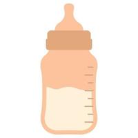 Baby Milch Flasche. Vektor Illustration