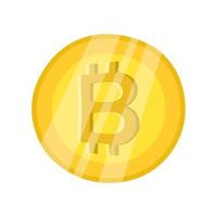 Bitcoin Symbol Zeichen Zahlung Symbol vektor