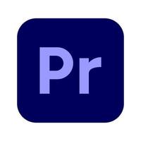 Adobe Premiere Profi Symbol vektor