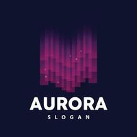 Aurora Logo, Licht Welle Vektor, Natur Landschaft Design, Produkt Marke Vorlage Illustration Symbol vektor