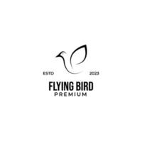 Vektor fliegend Vogel Logo Design Konzept Illustration Idee