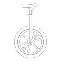 cirkus cykel ikon vektor