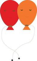 lächelnd Luftballons Lager Illustration vektor