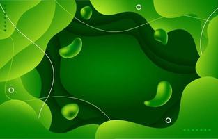 abstrakter grüner organischer Hintergrund vektor