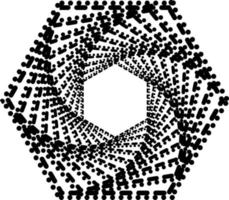 dynamisch Vektor Hexagon gestalten Das Sie können verwenden wie Logo, Symbol, Hintergrund, Symbol, usw.