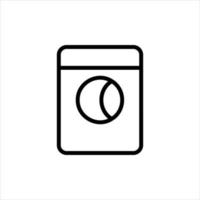 Wäsche Maschine Symbol mit isoliert vektor und transparent Hintergrund