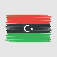 libyen flagge vektor