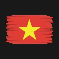 vietnam flagga vektor