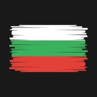 bulgarien flagge vektor