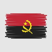 Angola Flaggenvektor vektor