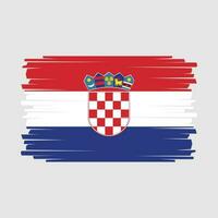 kroatien flagge vektor