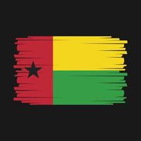 Guinea-Bissau-Flaggenvektor vektor